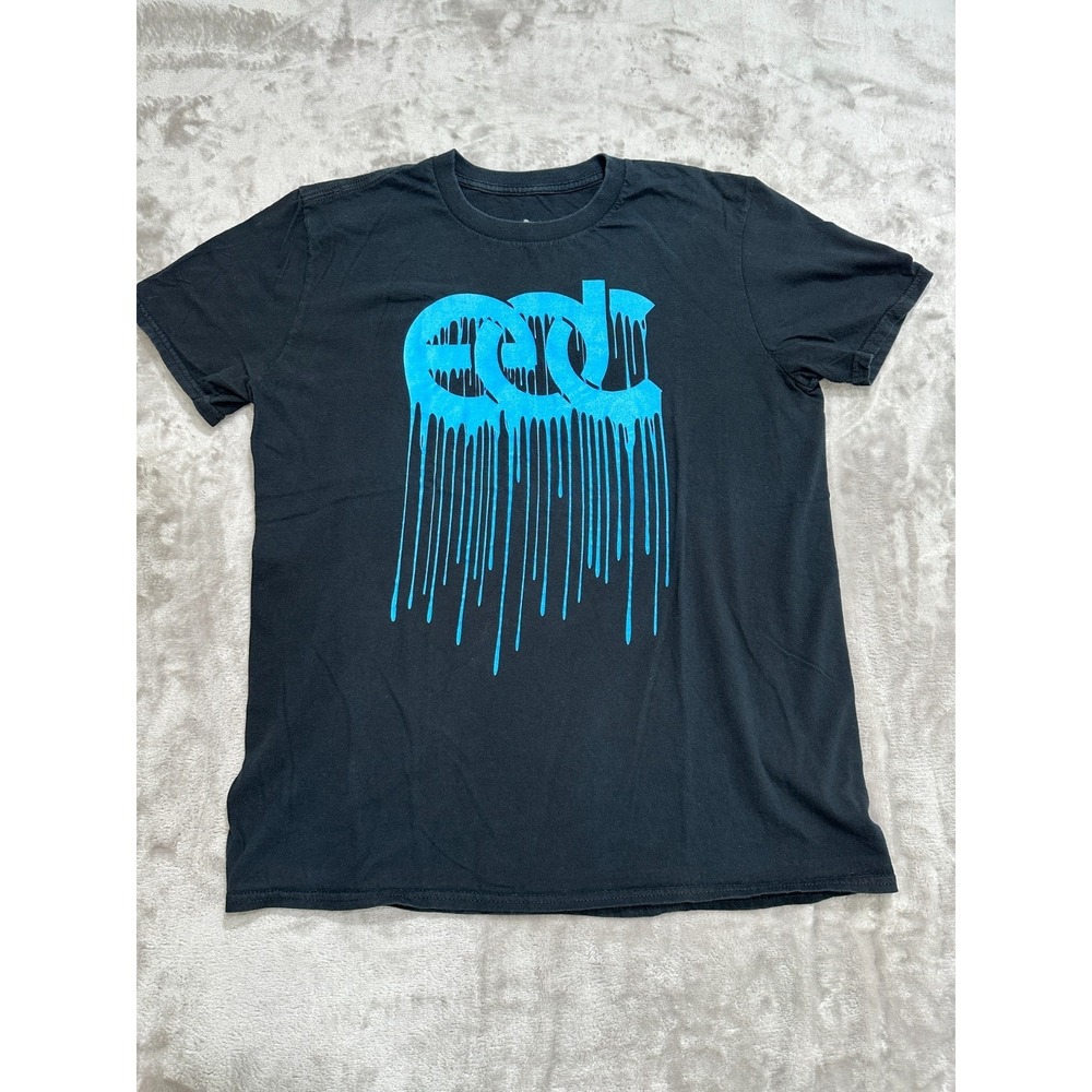 Insomniac EDC T-Shirt Men's Size Medium‎ Black 2022 Short Sleeve Music EUC